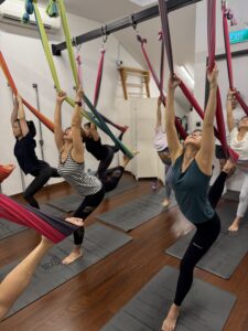 Yoga Class - Aerial